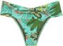 Lygia & Nanny Bikinislip met tropische print Groen - Thumbnail 1