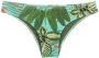 Lygia & Nanny Bikinislip met tropische print Groen - Thumbnail 1