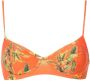 Lygia & Nanny Bikinitop met bloemenprint Oranje - Thumbnail 1