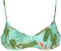 Lygia & Nanny Bikinitop met tropische print Groen - Thumbnail 1