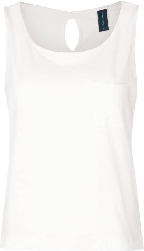 Lygia & Nanny Jersey tanktop Wit
