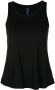 Lygia & Nanny Jersey tanktop Zwart - Thumbnail 1