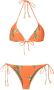 Lygia & Nanny Maya bikinitop met bloemenprint Oranje - Thumbnail 1