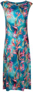 Lygia & Nanny Midi-jurk met print Blauw