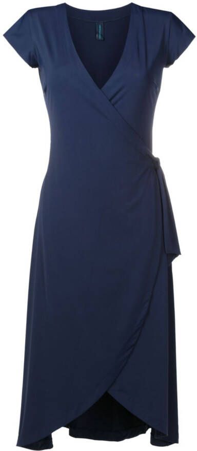 Lygia & Nanny Midi-jurk met striksluiting Blauw