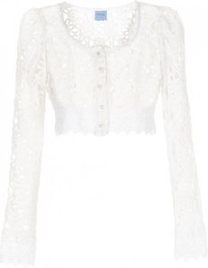 Macgraw Broderie anglaise blouse Wit