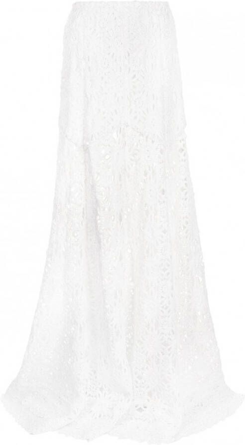 Macgraw Broderie anglaise rok Wit