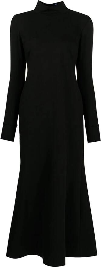Macgraw Flared midi-jurk Zwart