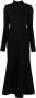 Macgraw Flared midi-jurk Zwart - Thumbnail 1