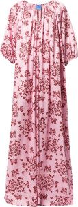 Macgraw Maxi-jurk met ruches Roze