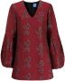 Macgraw Mini-jurk met borduurwerk Rood - Thumbnail 1