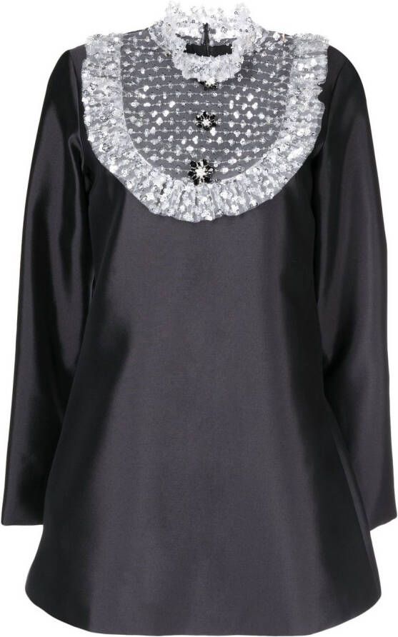 Macgraw Mini-jurk met lange mouwen Zwart