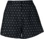 Macgraw Shorts met stippen Zwart - Thumbnail 1