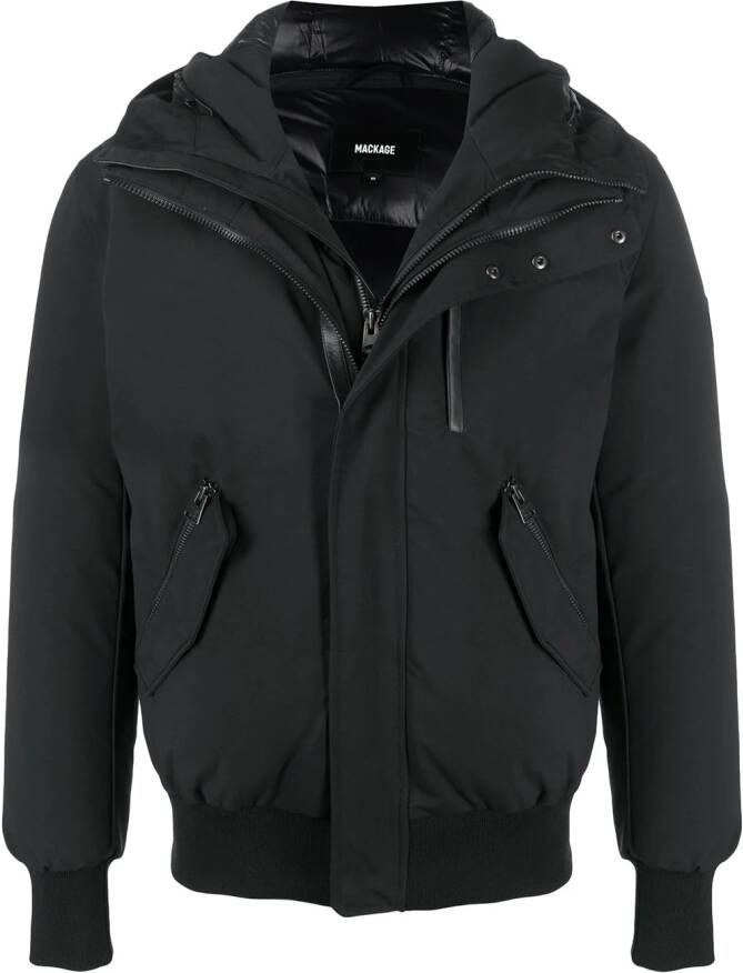 Mackage Donsjack met capuchon Zwart