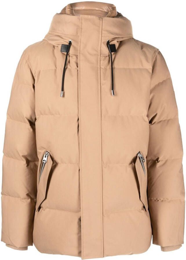 Mackage Gewatteerd donsjack Beige