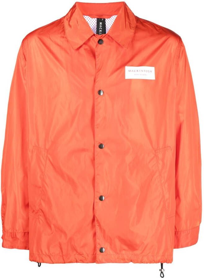 Mackintosh Button-up shirtjack Oranje