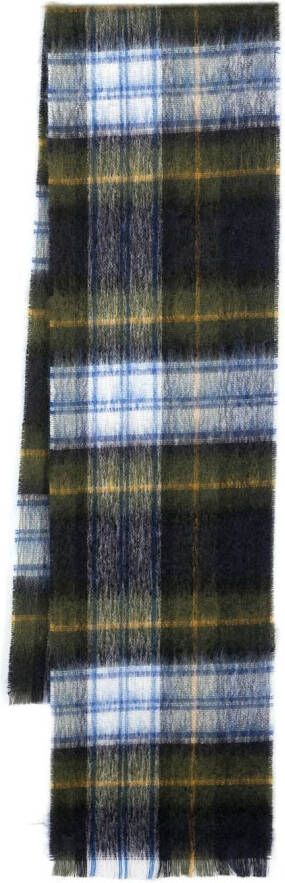 Mackintosh Geruite sjaal Geel