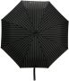 Mackintosh Gestreepte paraplu Zwart - Thumbnail 1
