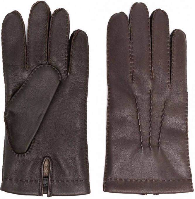 Mackintosh Leren handschoenen Bruin