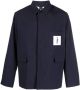 Mackintosh Shirtjack met logopatch Blauw - Thumbnail 1
