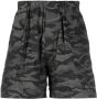 Mackintosh Shorts met camouflageprint Zwart - Thumbnail 1