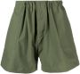 Mackintosh Captain shorts met elastische tailleband Groen - Thumbnail 1