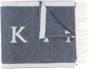 Mackintosh Sjaal met logo Blauw - Thumbnail 1