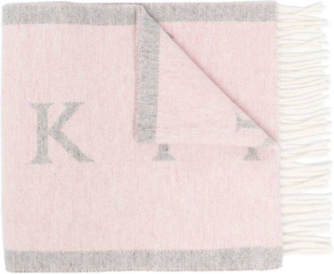Mackintosh Sjaal met logo Roze