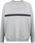 Mackintosh Sweater met horizontale streep Grijs - Thumbnail 1