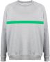 Mackintosh Sweater met horizontale streep Grijs - Thumbnail 1