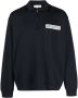 Mackintosh Sweater met logoprint Blauw - Thumbnail 1