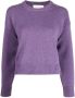 Mackintosh Sweater met ronde hals Paars - Thumbnail 1