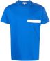 Mackintosh T-shirt met streepdetail Blauw - Thumbnail 1