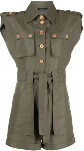 Made in Tomboy Mouwloos playsuit Groen