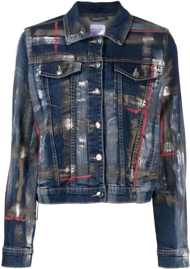 Madison.Maison Denim jack Blauw