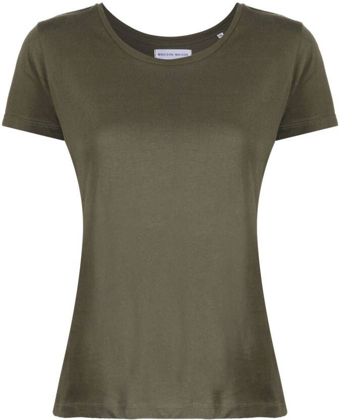 Madison.Maison T-shirt met kapmouwen Groen