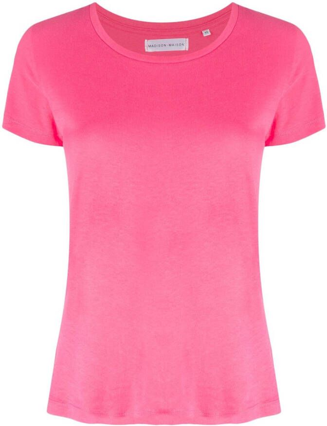 Madison.Maison T-shirt met kapmouwen Roze