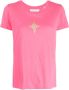 Madison.Maison T-shirt met logoprint Roze - Thumbnail 1
