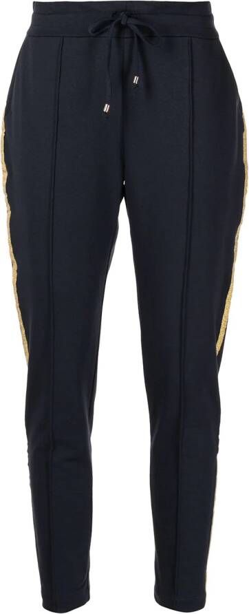 Madison Maison Trainingsbroek met zijstreep Blauw