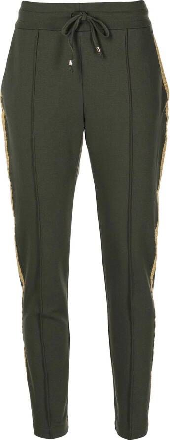 Madison Maison Trainingsbroek met zijstreep Groen