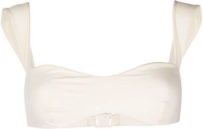 Magda Butrym Bustier bikinitop Beige