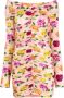 Magda Butrym Mini-jurk met bloemenprint Roze - Thumbnail 1