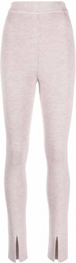 Magda Butrym Gebreide legging Beige