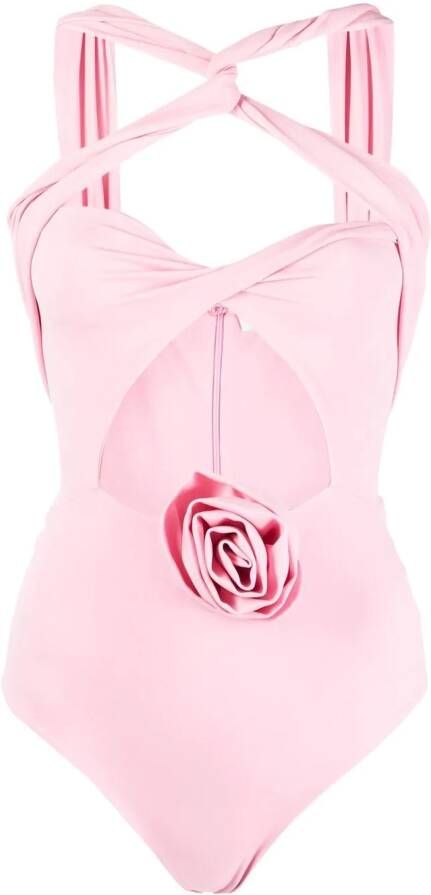 Magda Butrym Gedraaide body Roze