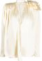 Magda Butrym Gedrapeerde blouse Beige - Thumbnail 1