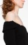 Magda Butrym Off-shoulder jurk Zwart - Thumbnail 1