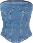Magda Butrym Strapless korset Blauw - Thumbnail 1