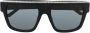Magda Butrym Vintage wayfarer zonnebril Zwart - Thumbnail 1