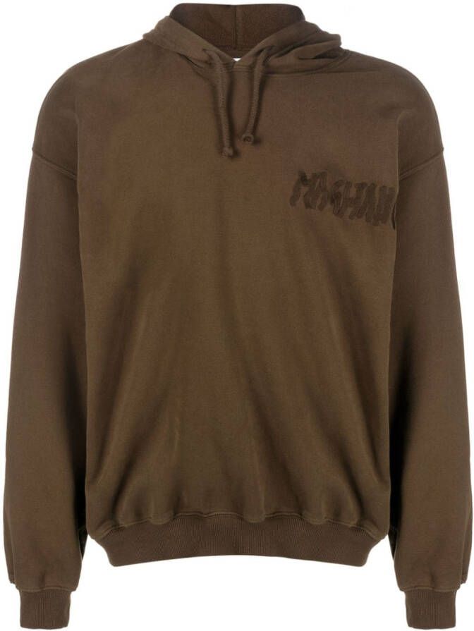 Magliano Hoodie met geborduurd logo Groen