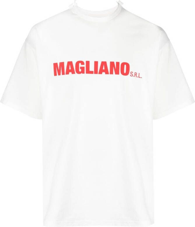 Magliano T-shirt met logoprint Wit